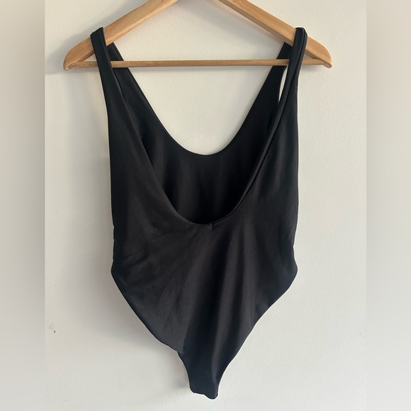 Prettylittlething, size M/L, body suit, “babes of the bride” graphic, low back - Picture 4 of 5